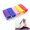 Multicolors Yoga Stretch Strap D-Ring Belt Fitness Exercise Gym Rope Figure Waist Leg Resistance Fitness Bands Yoga Belt